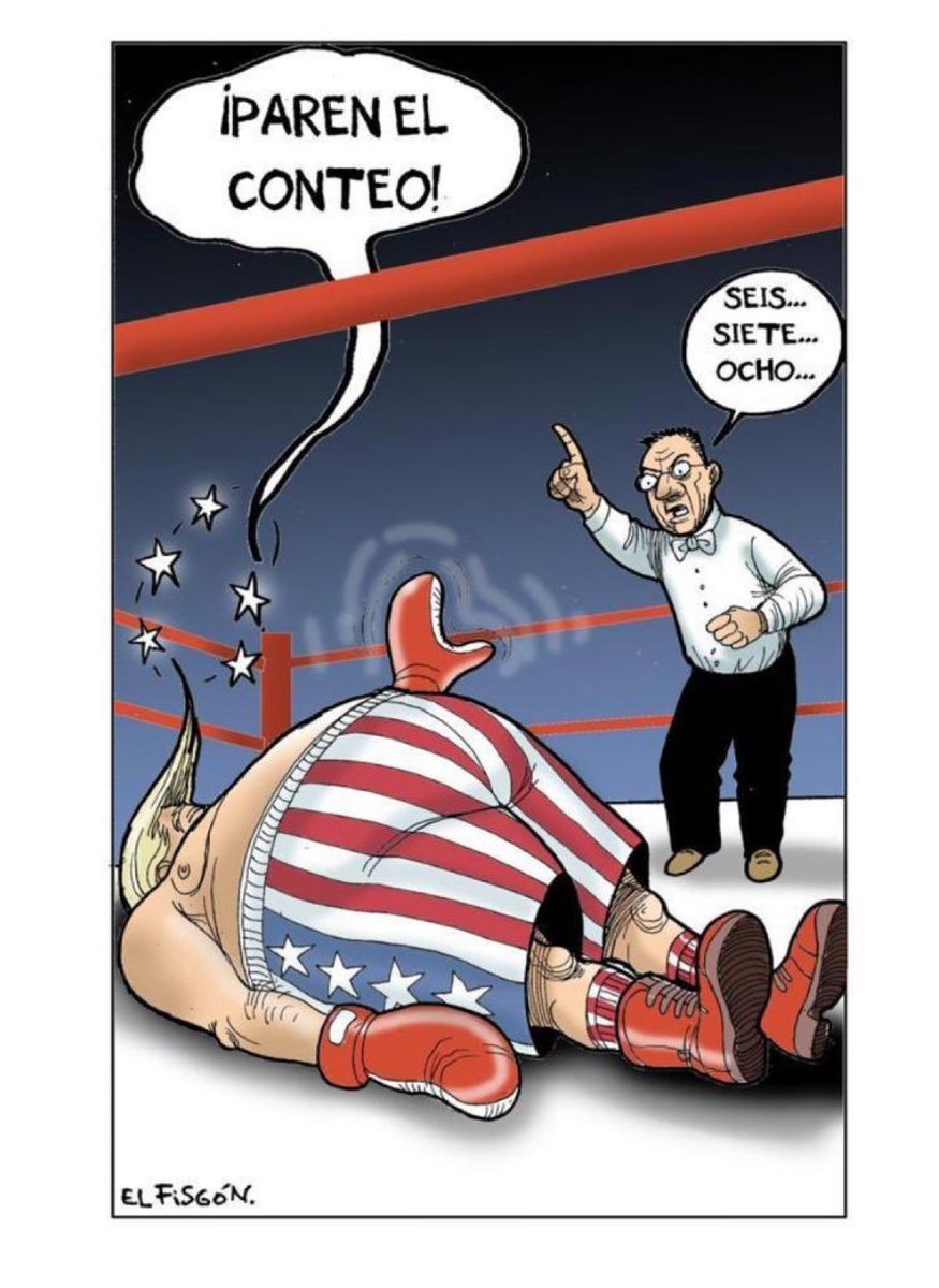 Stop the count!!! From a Mexican cartoonist El Fisgon