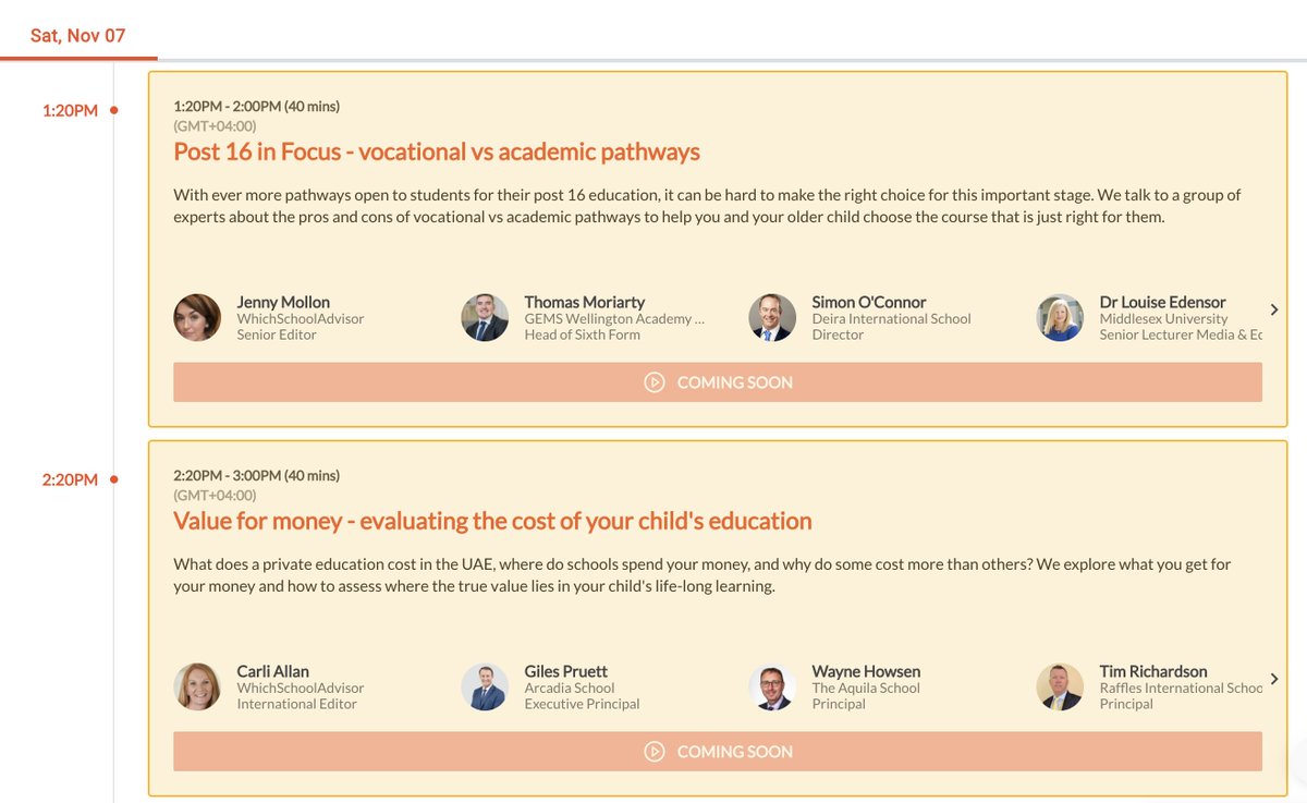 Coming up next at the WSS Panel Sessions! whichschoolshow.eventxtra.com/webinar