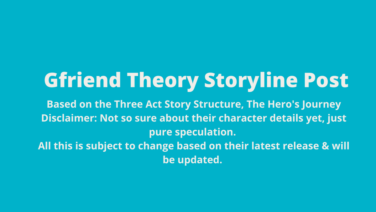 This is my first attempt to do this & there might be many holes in it for now, but here's my attempt at creating a theory for Gfriend from Glass Bead to Apple. These are subject to change per comeback! Feel free to fill in the holes as well! Here goes!