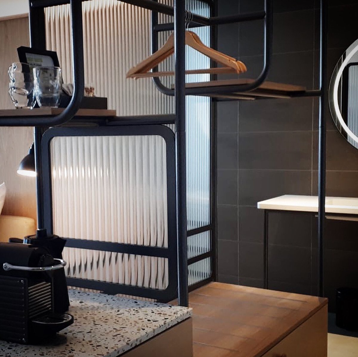 Sneak Peak😃 It's almost time! The opening of the renewed <a href="/Stenden/">Stenden</a> Hotel in Leeuwarden. @studiooaknl designed the new lobby, the hotel rooms and 9 luxury suites!  #Hospitality #hotel #hotelroom #hoteldesign #hotel #leeuwarden #hospitalitydesigner #interiordesign #sustainability