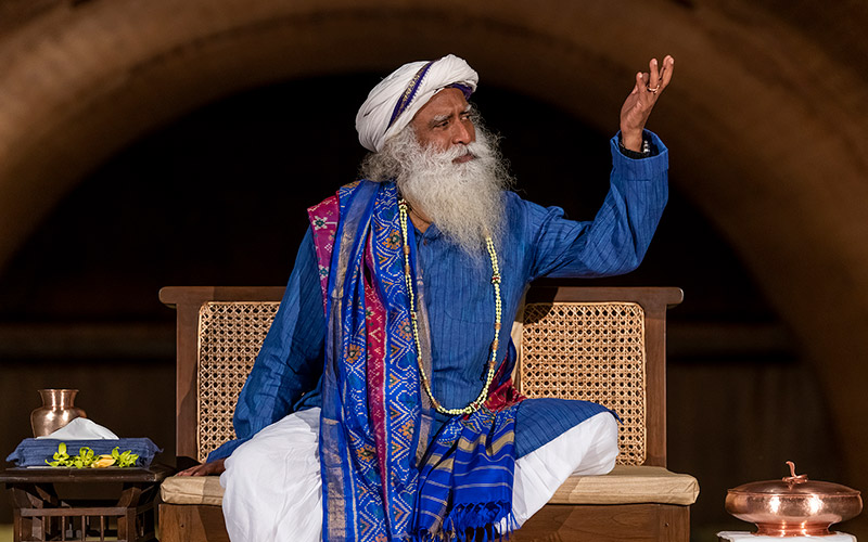 If you are content with who you are right now, you are not aware of who you could be if you were willing to strive. #SadhguruQuotes