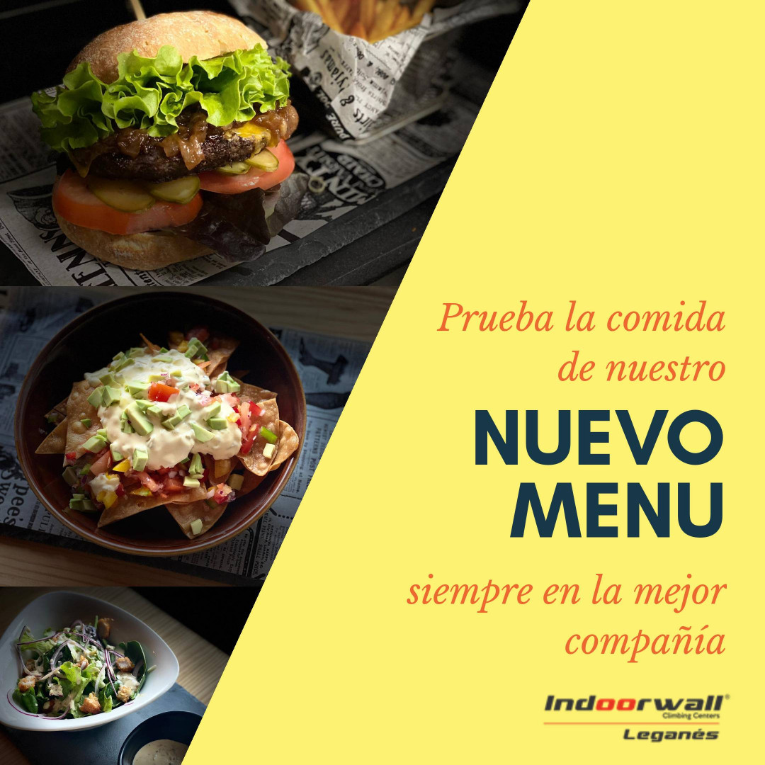 ¡TENEMOS NUEVO MENU!!
- Bolas de carne mechada con bechamel en su jugo 
- Hamburguesa de ternera con jamón ibérico y miel
- Ensalada de lechuga batavi, canónigos, espinacas y Dados de pan frito con tomates cherry, pipas, nueces y salsa de mostaza y miel
¡¡Y mucho más!!