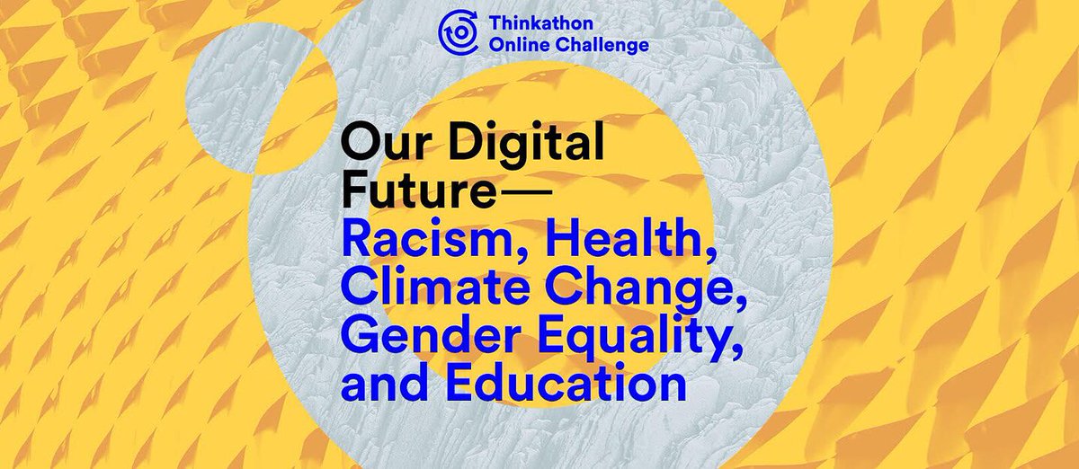 Eurodesk's tweet photo. 📣Be a change-maker!
Join the #ThinkathonDeluxe to discuss technological advancements and influence policies surrounding #racism, #climatechange, #genderequality, #education, and #health.
🗓️Registrations open by December 1
#EuCanada #ThinkYoung #CJENDG #ThinkDigitalFuture https://t.co/6Sj29zQ9jY