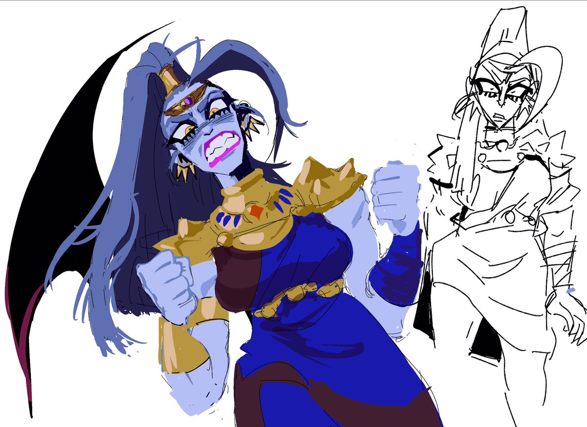 sponched's tweet photo. flelt like drawing differently... its meggg https://t.co/WBoJkYOH8O