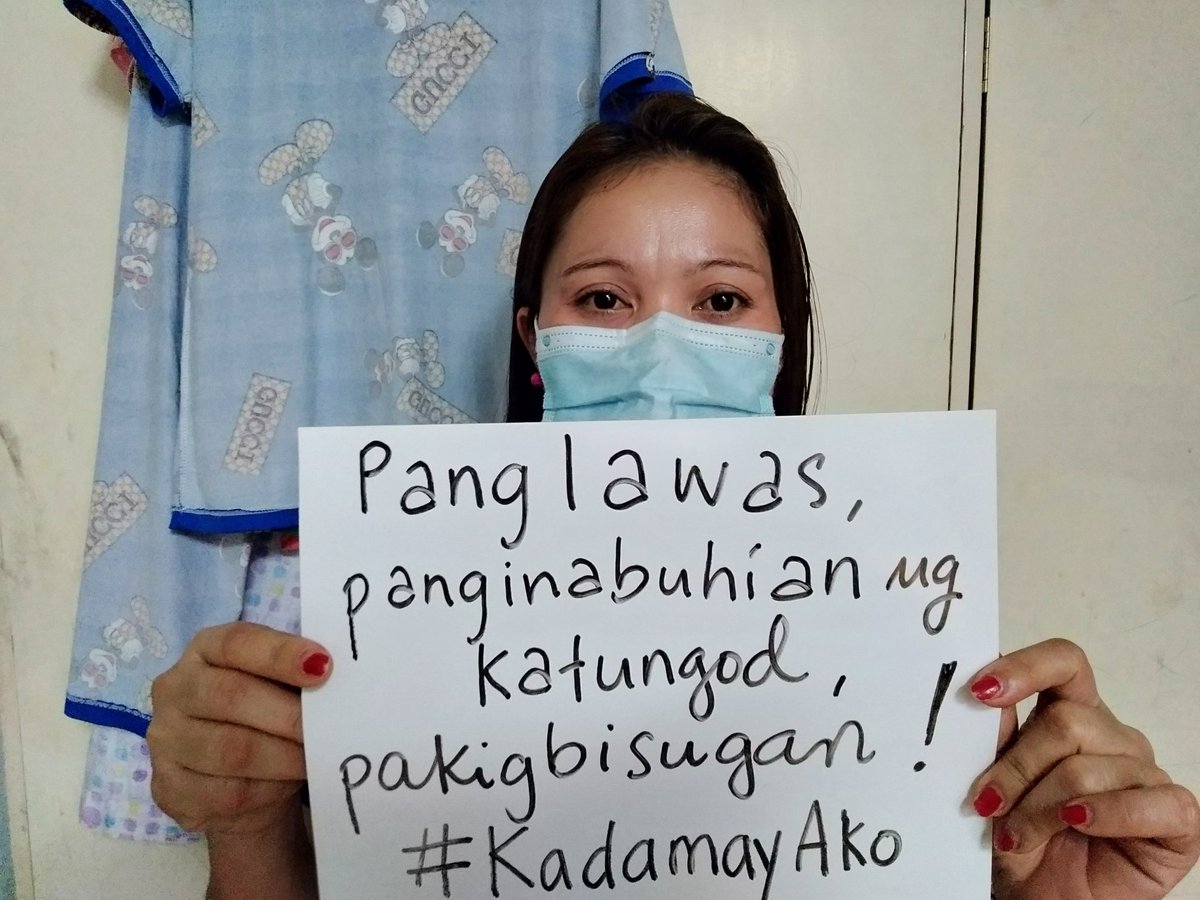 kadamay_davao's tweet photo. Usa ka madasigong pagtimbaya sa ika-22 anibersaryo sa Kalipunan ng Damayang Mahihirap (Kadamay)! 

Panglawas, panginabuhian, ug katungod: depensahan, pakigbisugan! I-asdang ang progresibo ug militanteng pakigbisog sa mga kabus! #KadamayAko https://t.co/xEFiIs8uns