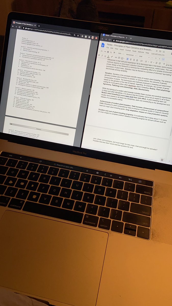 GrowsRosco's tweet photo. Oh ya know, just staying up late and reading plant genetic theory. Follow this account to stay up to date with me as I venture on this journey!  #cannabis #cannabiscommunity #weednerd #breeding #breeder #grower https://t.co/uXMmHpCDfJ