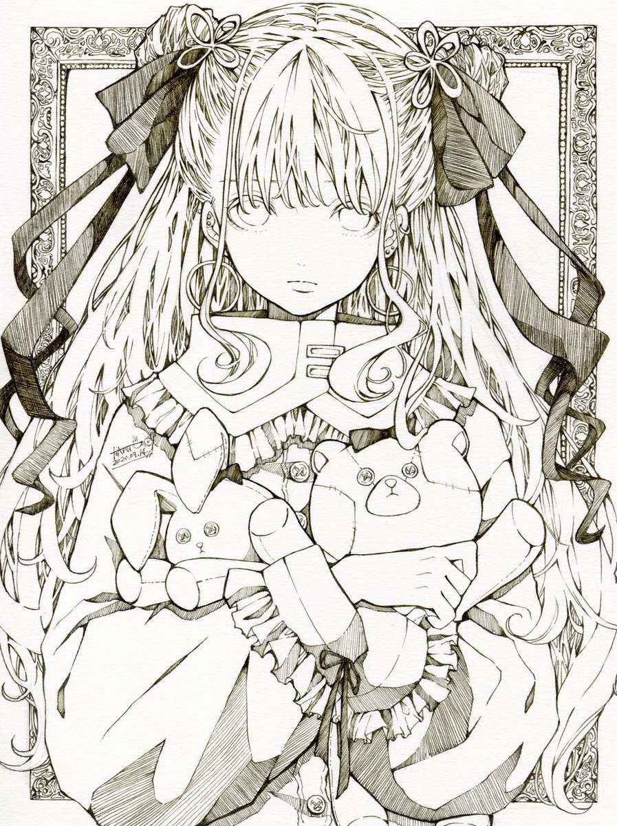 アナログ線画 