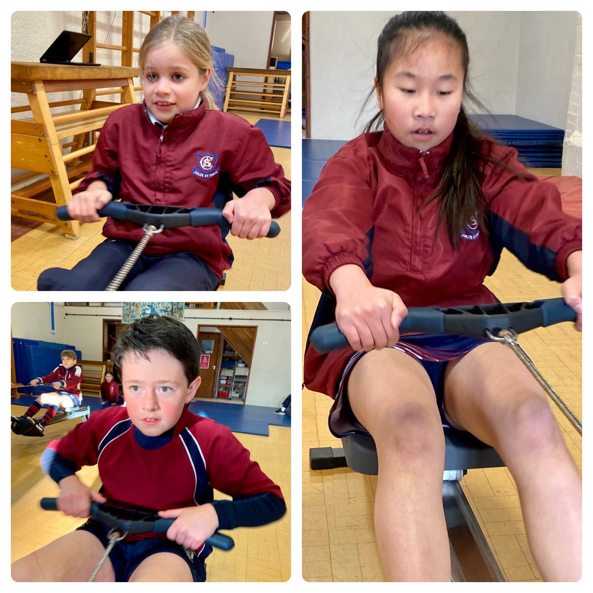 CroftPrepSchool's tweet photo. Year 6 Rowing club worked on developing their endurance, ready to take on the rowing food challenge next week! #growthmindset #excellence #resilience https://t.co/8dIRElG91n