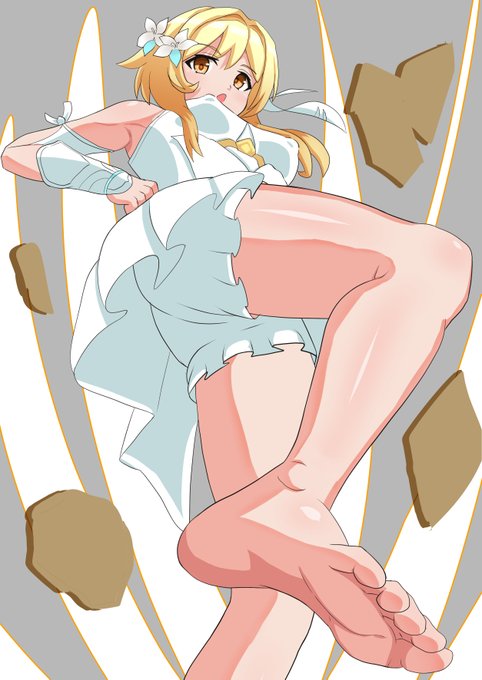 原神の主人公(岩)を描きました!
地面がえぐれるほどの脚力!
#ドMASTERの展覧会 #あんよ党 