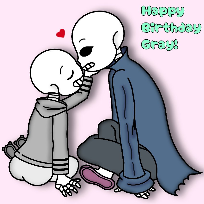 Lynne890520's tweet photo. Happy Birthday Gray!!! 🎉💝🥳🎂
Gray! Sans by @dream72493
Pepper! Sans by @不擴
#undertale #PaletteRule #HeartTale #undertaleAU https://t.co/su9fRCng7q