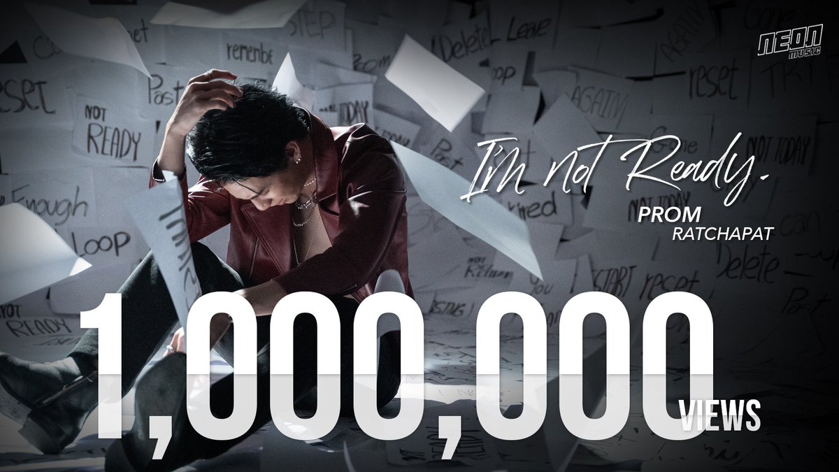 neonmusicth's tweet photo. ขอบคุณทุกการสนับสนุนที่ทำให้ตอนนี้ ไม่(พร้อม)ไปต่อ
มียอดวิวทะลุ 1,000,000 แล้วค่ะ เย่!!!! 🥳🎉

จำได้ใช่ไหมคะ เดี๋ยว 2ล้านเราจะปล่อยเวอร์ชั่นอะคูสติกกัน
อย่าลืมรอชมนะ !

🎧 https://t.co/iFzSKUHUQp

#NeonMusicxไม่พร้อมไปต่อ
#Prompayy #PromRatchapatanot https://t.co/VFi86yuuo7