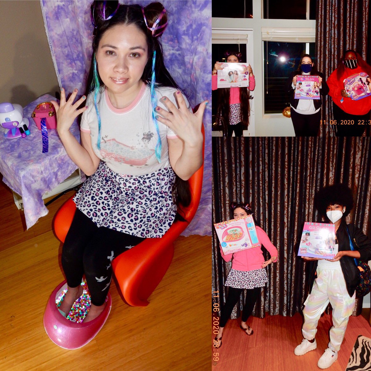 Queenie4ever's tweet photo. Thanks @tryazon 4 sending me @CoolMaker @spinmaster @Orbeezone girls spa night party pack. Yesterday was filled with fun & cuteness! #sponsored #tryazon #SpaNightWithSpinMaster
#SpinMaster #CoolMaker #Orbeez #TransformYourLook #HollywoodHair #GoGlamNailSalon #gurlznite #selfcare https://t.co/cDTQ4oOM5r