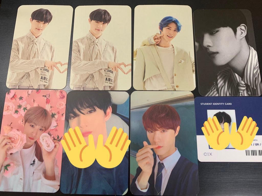 hoon_sbs's tweet photo. CIX トレカ 交換

譲)画像1枚目

求) 同種のスンフン(画像2〜4枚目💖)
(異種でも可能な場合もございますのでリプ下されば有り難いです)

条件合う方、気軽にリプ又はDMお願いします🐶

#CIXトレカ交換 #CIX交換
Hello, Stranger Japanese ver Revival  ビョンゴン ペジニョン ヨンヒ ヒョンソク https://t.co/VmfE8Vlcrf