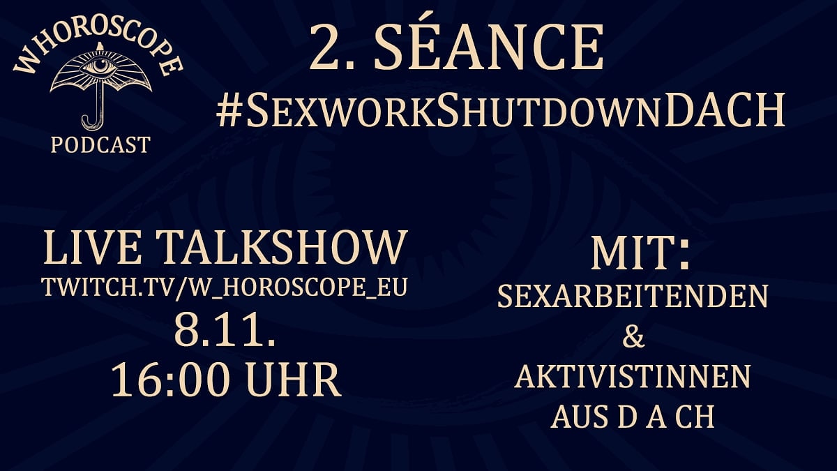 RubyRebeldeA's tweet photo. ☂️+🇨🇭+🇦🇹+ @Whoroscope_eu =
Morgen 16h sprechen wir in unserem Onlinetalk mit der Schweizer Sexworkerin @Cajoui. Wir freuen uns so sehr, dass Du dabei bist. ❤
Ihr wollt wissen, wie es während der zweiten Welle für die Sexarbeit in Österreich, Schweiz + D aussieht. Schaltet ein! https://t.co/ohDeVGhyK3