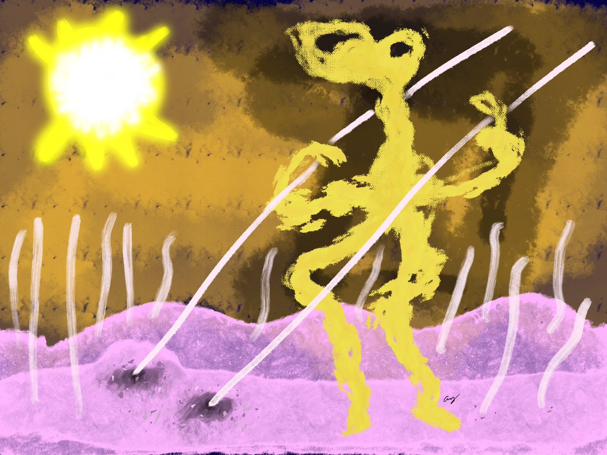 idealistcollec2's tweet photo. "Yellow Harvest" #surrealism #art #surreal #digitalart #artist #surrealism #illustration #artwork #art #horror #ArtistOnTwitter #goodmorning #drawing #artshare #YELLOW #conceptart #digitalart #draw #drawing #masterpiece #GOLD https://t.co/3G9ddcwUqg