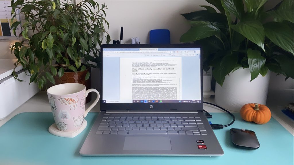 Big cup of coffee at the ready. Time to stop procrastinating and get NRS410 done! #PUNC20