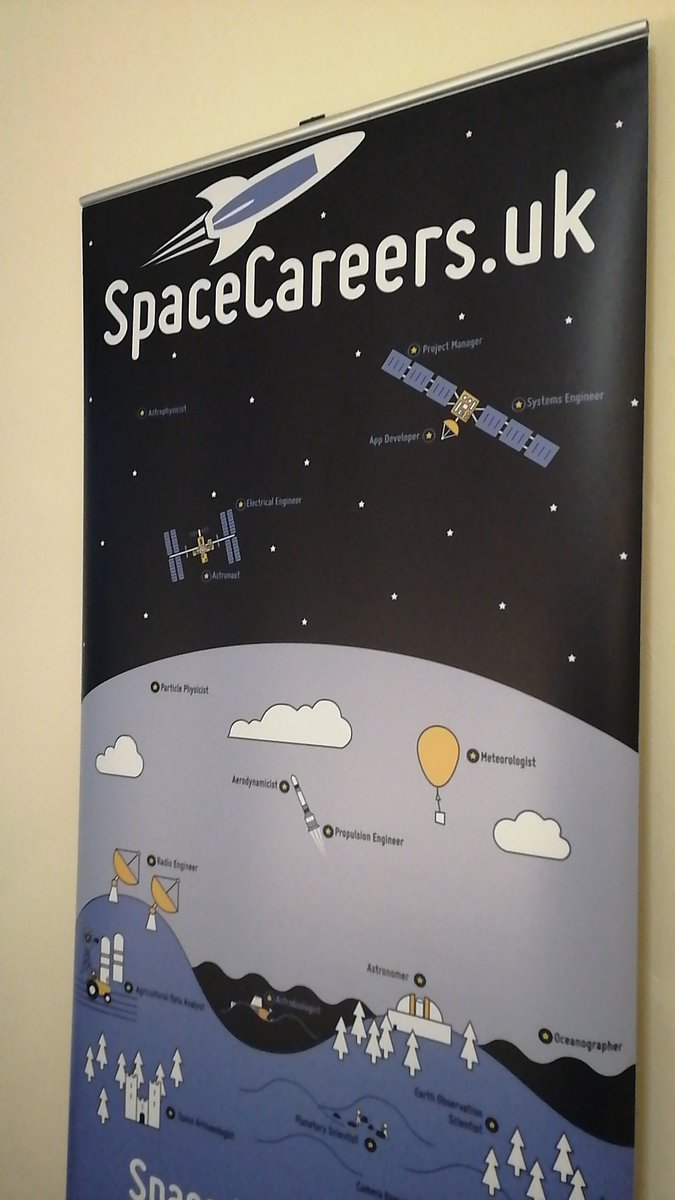 ziadlourad's tweet photo. Everything's set for the @SpaceCareersUK careers show. Exciting day of speakers and activities ahead! #SCShow https://t.co/BYrbBq6HmR