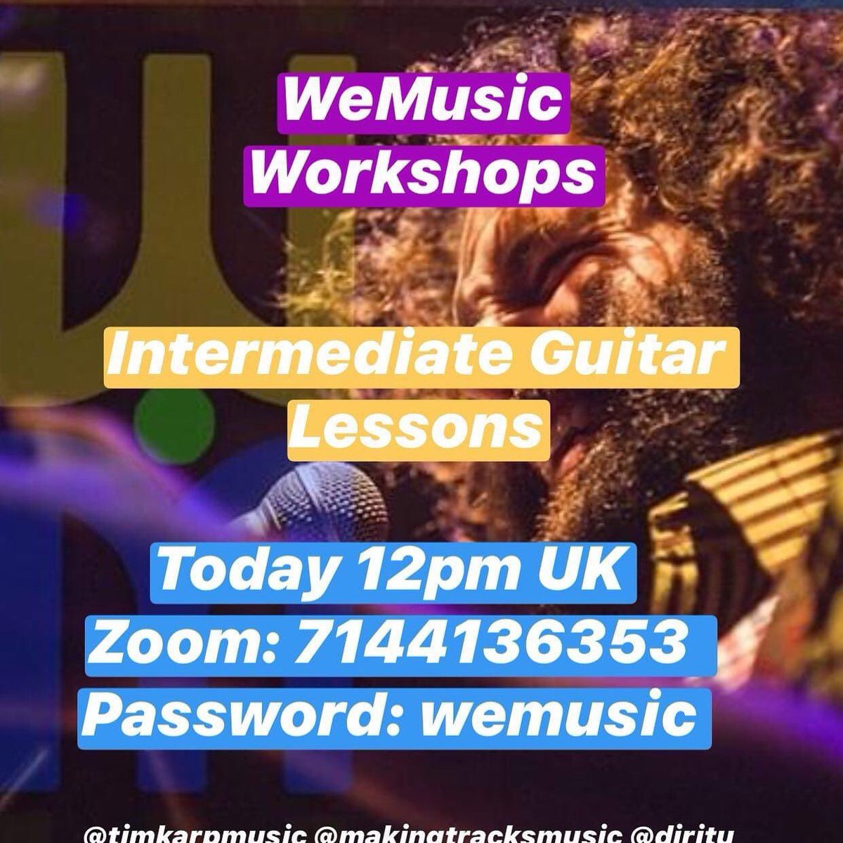 WeMusic7's tweet photo. Come join our friendly class today. All guitarists welcome! #learnguitar #guitarist #jazzguitar #bossanova https://t.co/SjhmBFJktA
