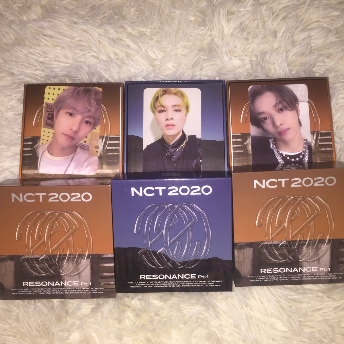 twinciste's tweet photo. [HELP RT] MALAYSIA ONLY🇲🇾 

[WTT] NCT 2020 RESONANCE PT.1 KIHNO

have: Xiaojun Past, Sungchan &amp; Renjun Future

want: Taeyong (PRIORITY🌟) / Ten

Can cross trade ver.
I'll sell the rest once I've found Taeyong! (past ver especially) https://t.co/j1VXtsFM4u