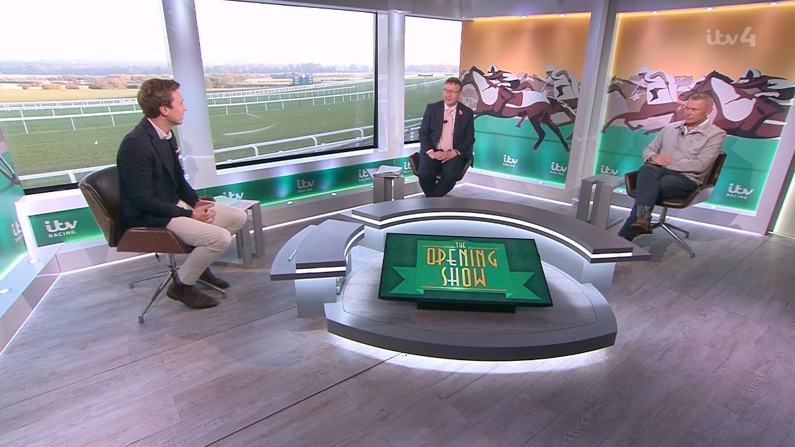 itvracing's tweet photo. What do you make of the new ITV Racing set? 

Not too shabby eh? 😀

Watch The Opening Show now ⬇️
📺 @ITV4 
📱 https://t.co/HGM9TtXkhB https://t.co/Igwo9qStrc