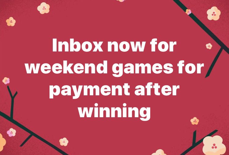 KingPayAfterWi1's tweet photo. Weekend vip odd is available for payment after winning https://t.co/RiAL4KdaMZ