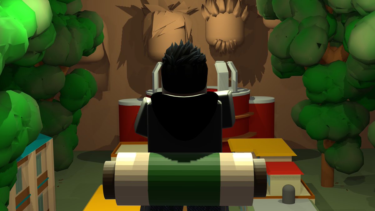 ItzKatochi's tweet image. (1/2)Made this accessory after I had played some of RellGames #shinobilife2 and then hopped onto All Star Tower Defense, I liked the scroll weapon arts so I think it'll be cool to have as an accessory on @Roblox. @InsideRoblox @robloxdevrel #robloxaccessory #Blender3d (GFX below)