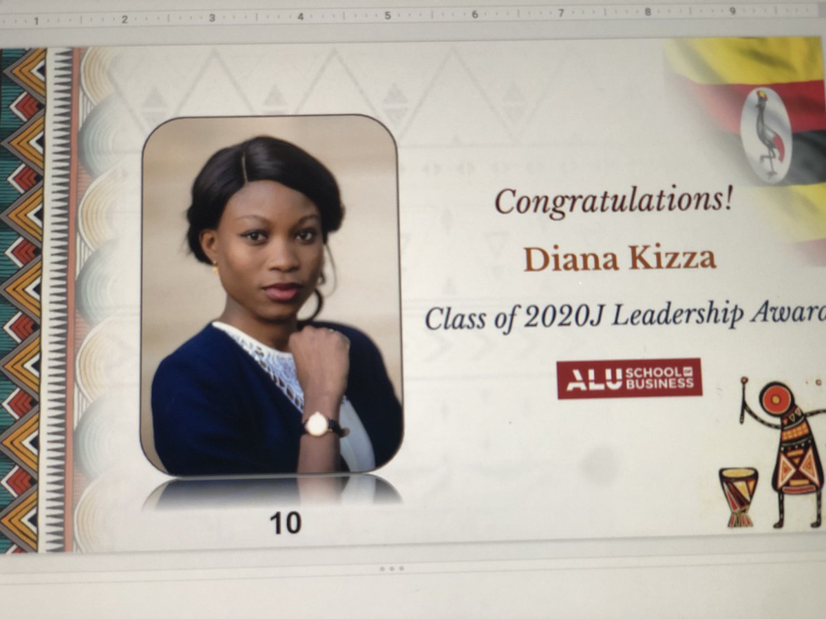 ZukiKSA's tweet photo. Congratulations to the recipients of the Leadership Award in @alubusiness #ALUSBGrad Diana Kizza and Desiree Afor! #V3Leadership #africanleadership https://t.co/xkPcOIWQoM