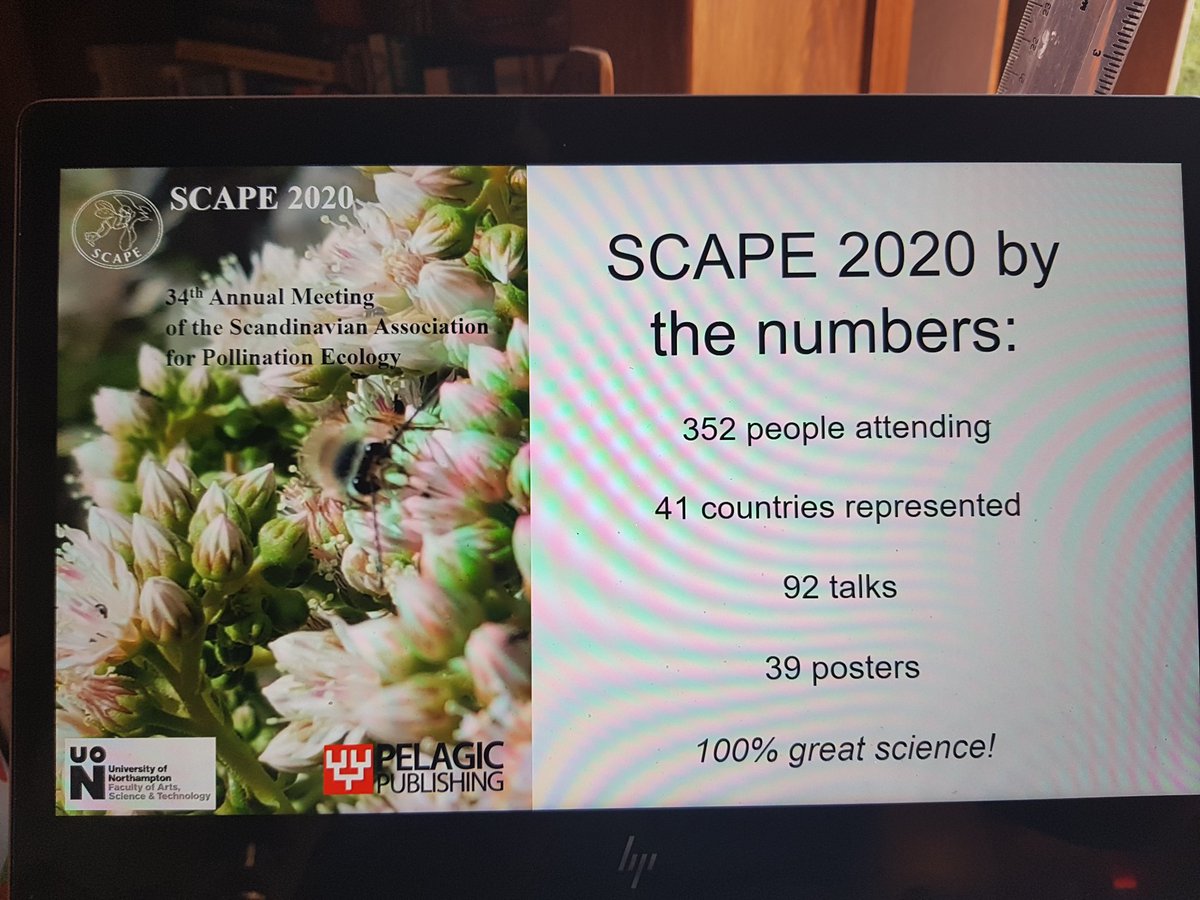JeffOllerton's tweet photo. Here's #SCAPE2020 by the numbers @SCAPE_Poll_Ecol https://t.co/xZHk5f2kWL