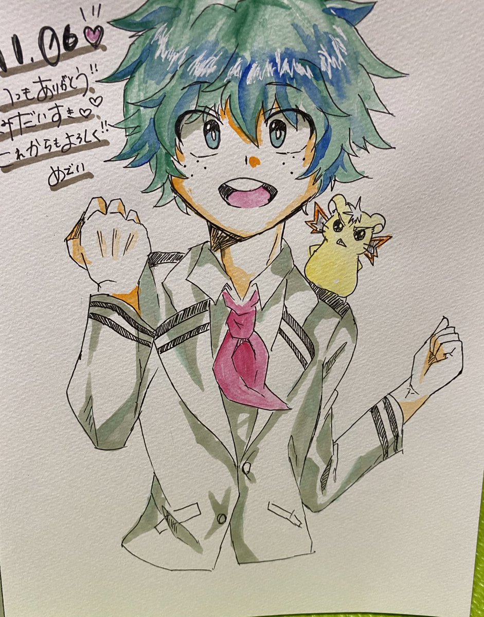 昨日めでぃとささみに描いてもらった? 