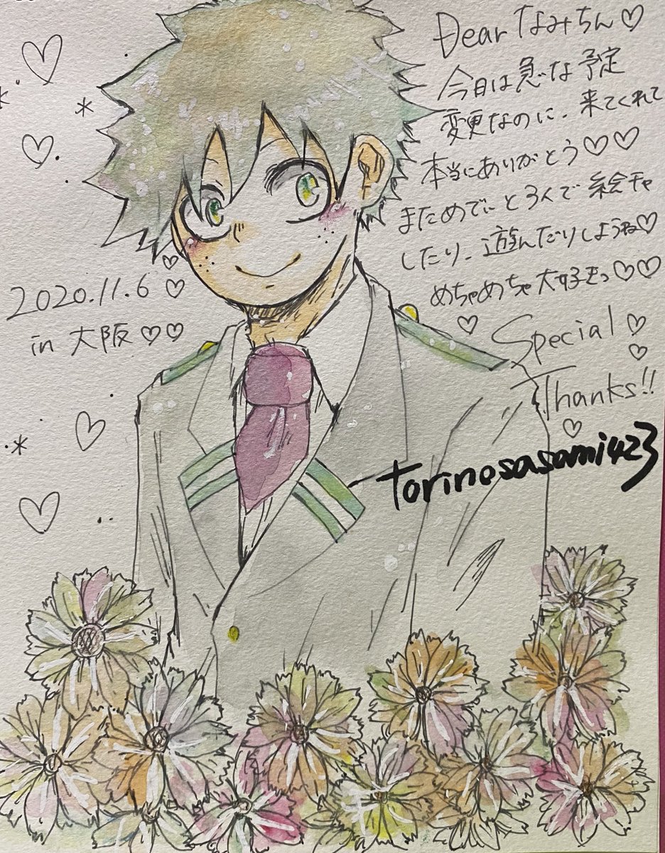 昨日めでぃとささみに描いてもらった? 
