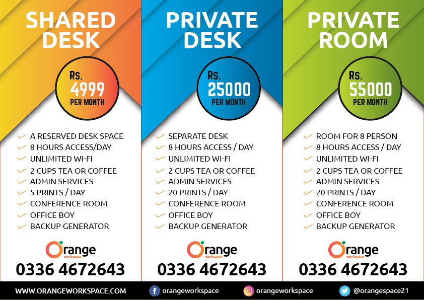 orangespace21's tweet photo. Are you still anxious about office space?
Now, don't be. Orange Workspace is here for you.
Stop worrying, start working!
https://t.co/hhShjMPn2C
For more details, please call: 0336 4672643
#workspace #businesscenter #virtualoffice #coworkingspace #sharingdesk #orangeworkspace https://t.co/eeBrtLYaaH