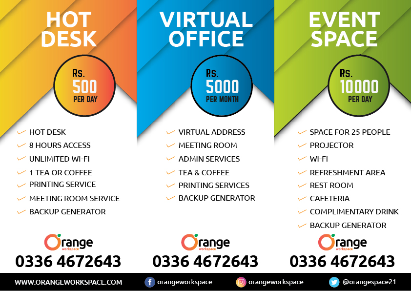 orangespace21's tweet photo. Are you still anxious about office space?
Now, don't be. Orange Workspace is here for you.
Stop worrying, start working!
https://t.co/hhShjMPn2C
For more details, please call: 0336 4672643
#workspace #businesscenter #virtualoffice #coworkingspace #sharingdesk #orangeworkspace https://t.co/eeBrtLYaaH