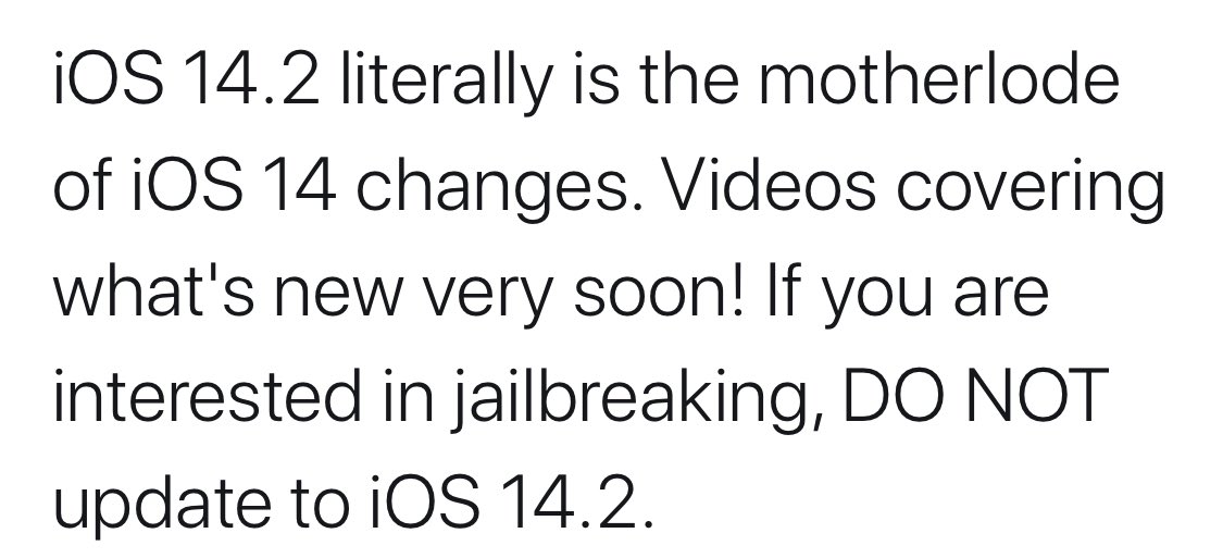 توصيات مستمره لمن يرغب فيي #الجيلبريك بالبقاء علي الاصدار 14.1 
وعدم التحديث الي 14.2 لاغلاق الكثير من ثغرات #الجليبرك