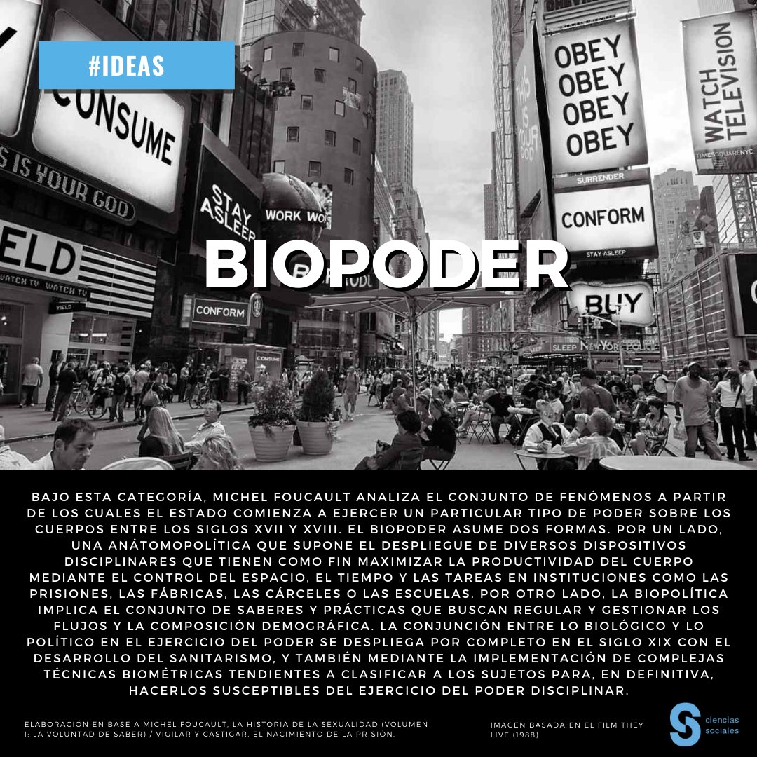 educ_sociales's tweet photo. #IDEAS
BIOPODER

#biopoder #conceptos #definiciones #foucault #cienciassociales https://t.co/SIwI51rGzB