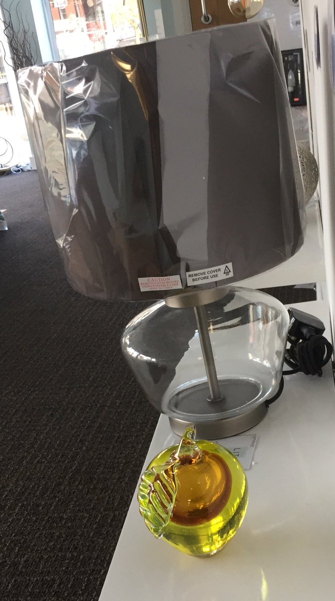 sczes's tweet photo. A modern classic!
Smokey grey tinted glass table lamp with aged pewter details, finished with a a dark charcoal linen shade.
Available from LIT in Bramhall who are still taking telephone orders (0161 393 3690) and offering a delivery service.
Visit their website, google products. https://t.co/X5Z8nGNQ7C