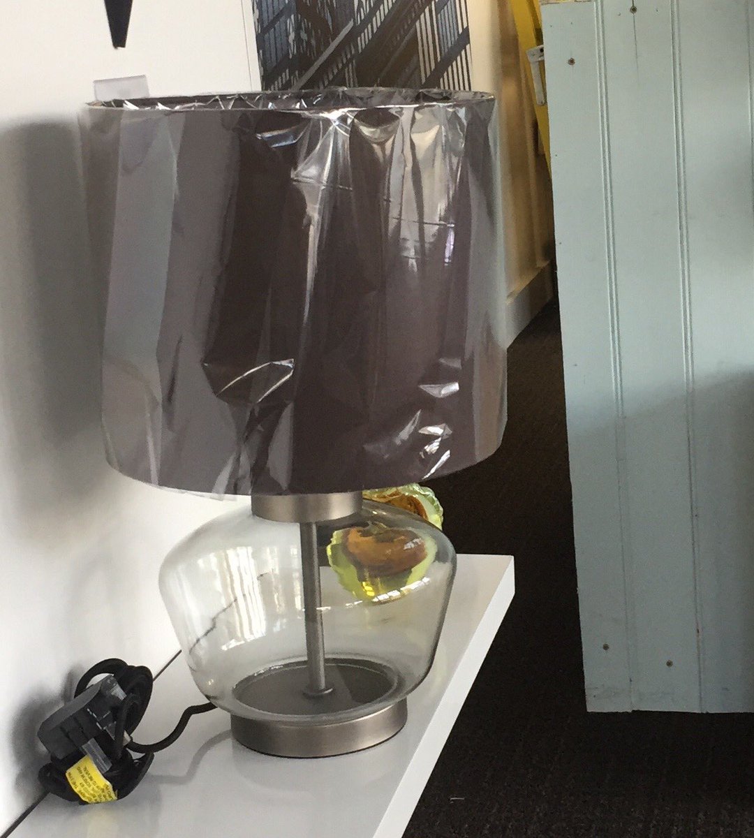 sczes's tweet photo. A modern classic!
Smokey grey tinted glass table lamp with aged pewter details, finished with a a dark charcoal linen shade.
Available from LIT in Bramhall who are still taking telephone orders (0161 393 3690) and offering a delivery service.
Visit their website, google products. https://t.co/X5Z8nGNQ7C