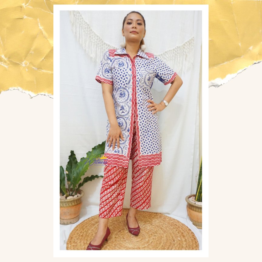 witness_co's tweet photo. RENATA TUNIC
You can get a different look with this tunic!
Not just be a tunic for formal events, but for casual.
Open the buttons.. and voila..., Such a chic Outer, right?
Just in one Outfit π
#WitnessCollection
#Dynamite21stWin https://t.co/1LUniKKsJA