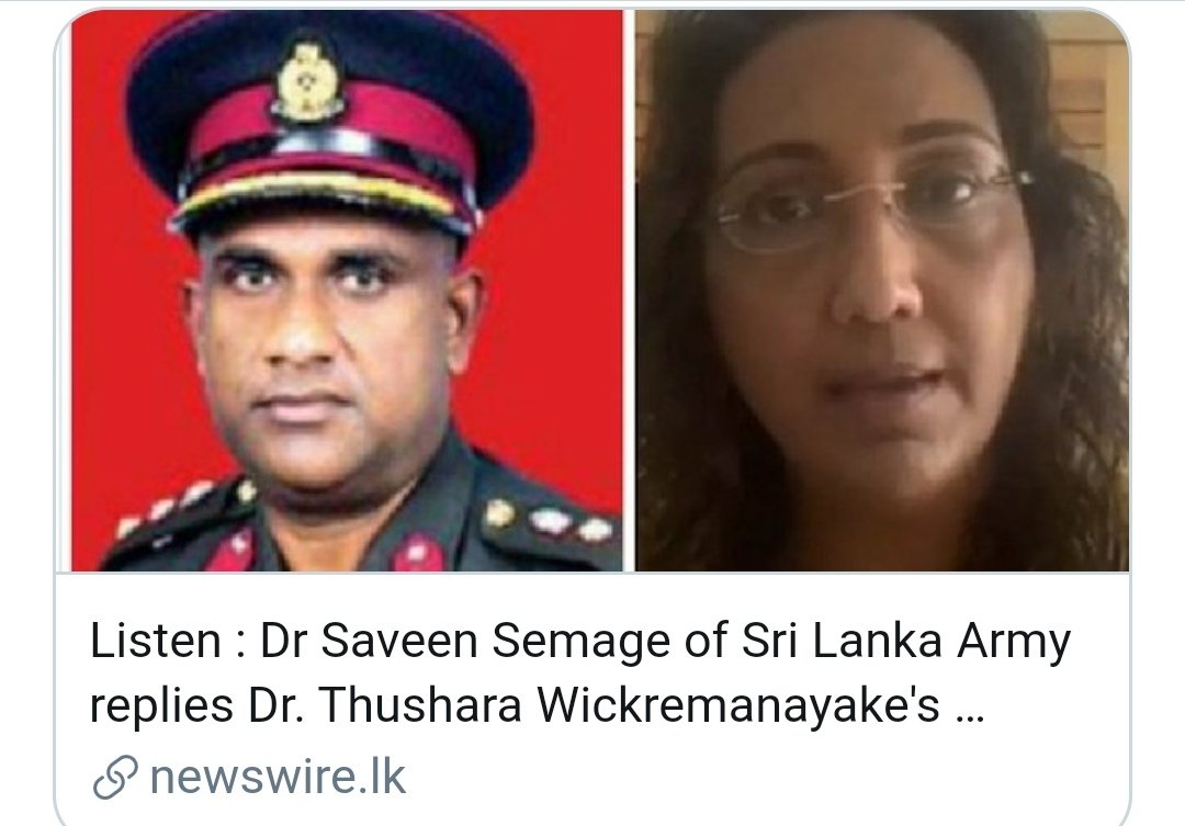  @aruwij explains here a simple *human* response that would have been more appropriate than the control/bureaucratic response received by Dr. Thushara Wickremanayake, during her time of enforced external quarantine upon her return to  #SriLanka https://twitter.com/aruwij/status/1322492868431282178?s=19