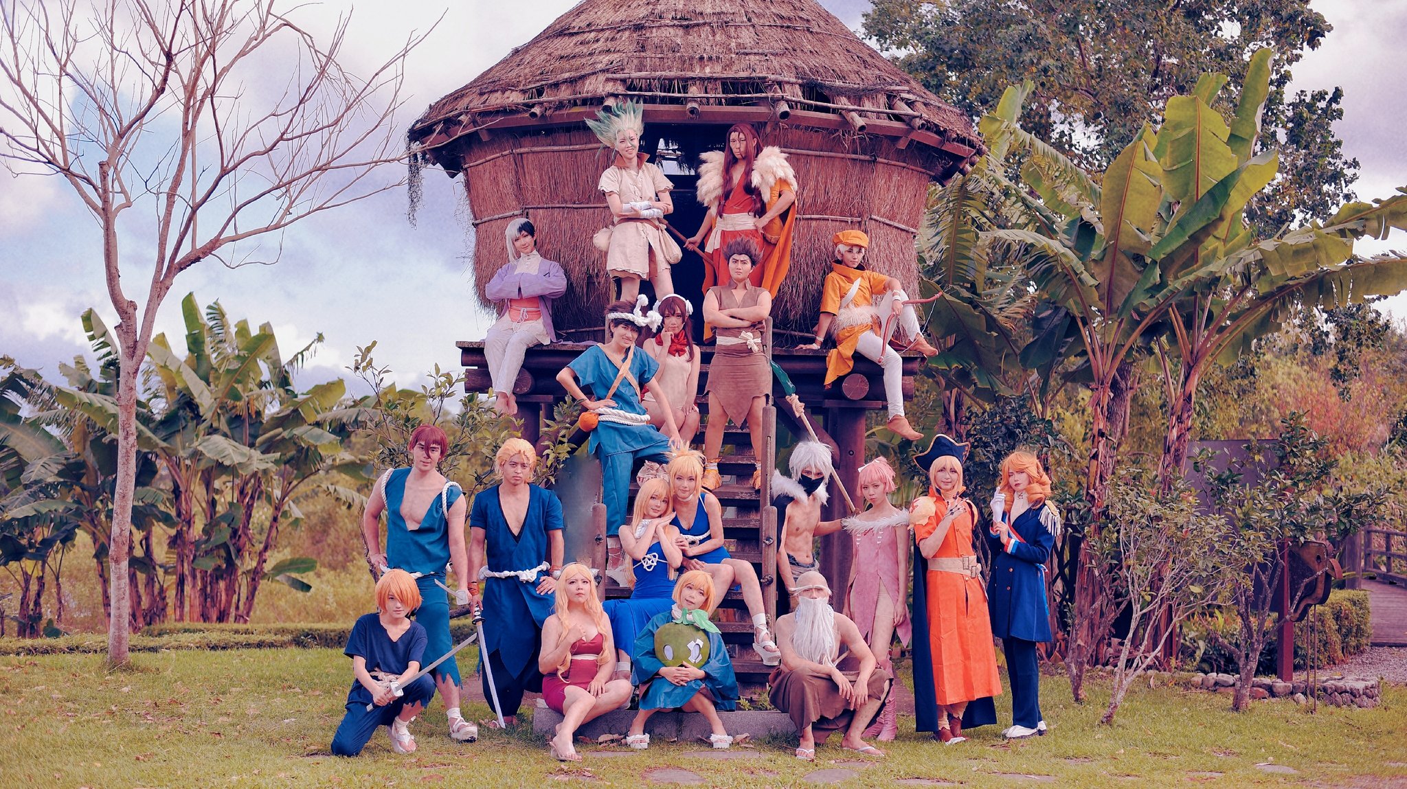 淺霧千空on Twitter 籌畫一年的dr Stone團拍終於圓滿啦 千空 漢漢大樹 輔葉杠 嘴嘴龍水 阿緹亞法蘭索瓦 茶茶司 祐司幻 郭嘉冰月 家軒羽京 優尼北東西南 ㄨㄩ紅葉焰 口罩photo 佐奈https T Co Lk1utadbkp Twitter