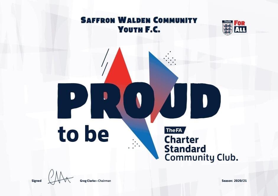 Saffron Walden Community FC on Twitter "We are an FA Charter Standard
