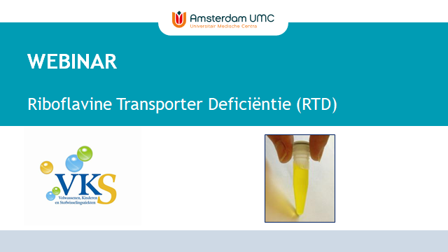 Zojuist een mooi informatief webinar afgerond voor en over de zeldzame stofwisselingsziekte RTD (Riboflavine Transporter Deficiëntie). Uitleg en vragen beantwoorden in één.

Wat fijn, zo'n goede samenwerking tussen metabole (kinder)artsen, patiënten en VKS. Daar doen we het voor.