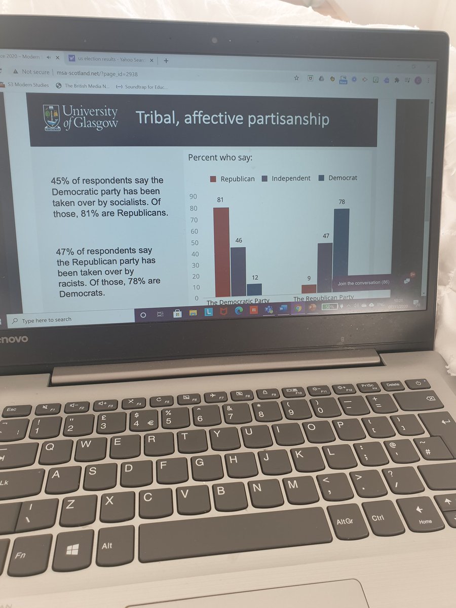 missmacmods's tweet photo. How times have changed. MSA Conference taking place from the comfort of home. Interesting keynote speech from Glasgow University. Although I do miss catching up with my mods colleagues in person! #modernstudies #saturdaymorninglearning https://t.co/nlBEwBM3Sf