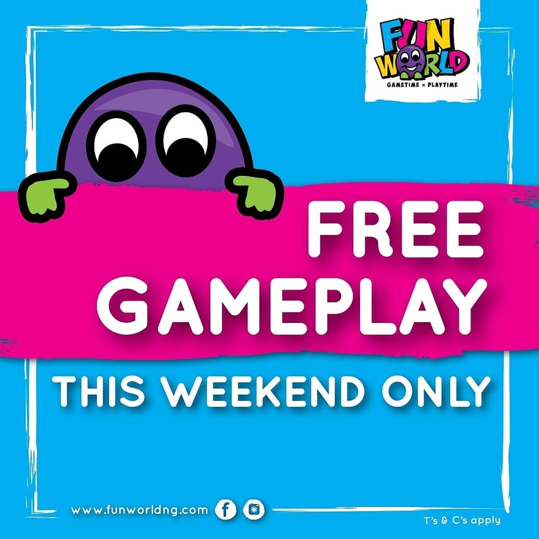 mallguideng's tweet photo. Heads up! Funworld will be giving free game play this weekend at the Novare Lekki Mall!

Now you have one more reason for you to visit the malls this weekend!

#NSMG #mallsinnigeria #mallhappenings #mallupdate #shoppingcommunity #novarelekkimall #funworld https://t.co/OzDCRvDJgT