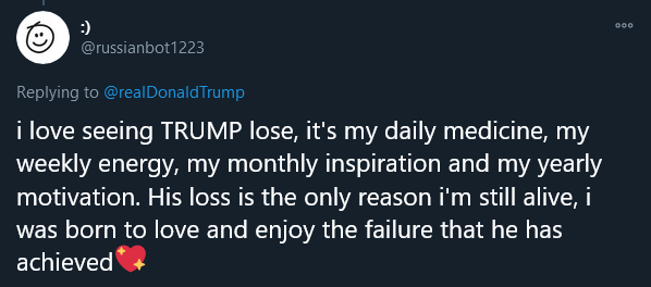 LiftingTheVeil7's tweet photo. @SenseiZuna It's bots or copy/paste...neither require brains or creativity to post it. 😉😂 #BrainlessBots https://t.co/b1mkCO1ia3