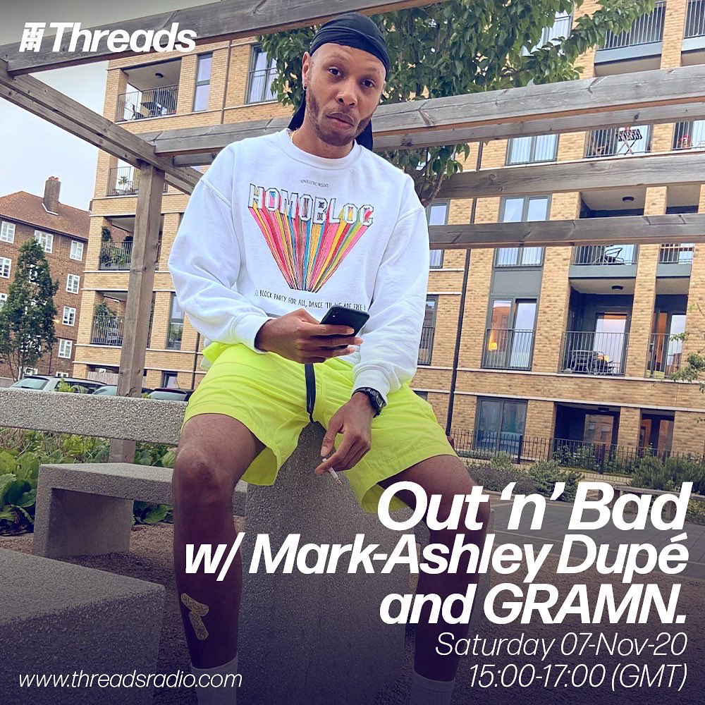 MarkAshleyD's tweet photo. Catch me back on @threadsradio today with my show โOut โnโ Badโ from 3pm. I catch up with the amazing talent that is @GRAMN10! We talk music, mental health & weโre treated to 3 special live performances ๐ฅณ
https://t.co/UrSF4evlmR ...TUNE IN!
#OutnBad #ThreadsRadio https://t.co/iLunsGmrXX