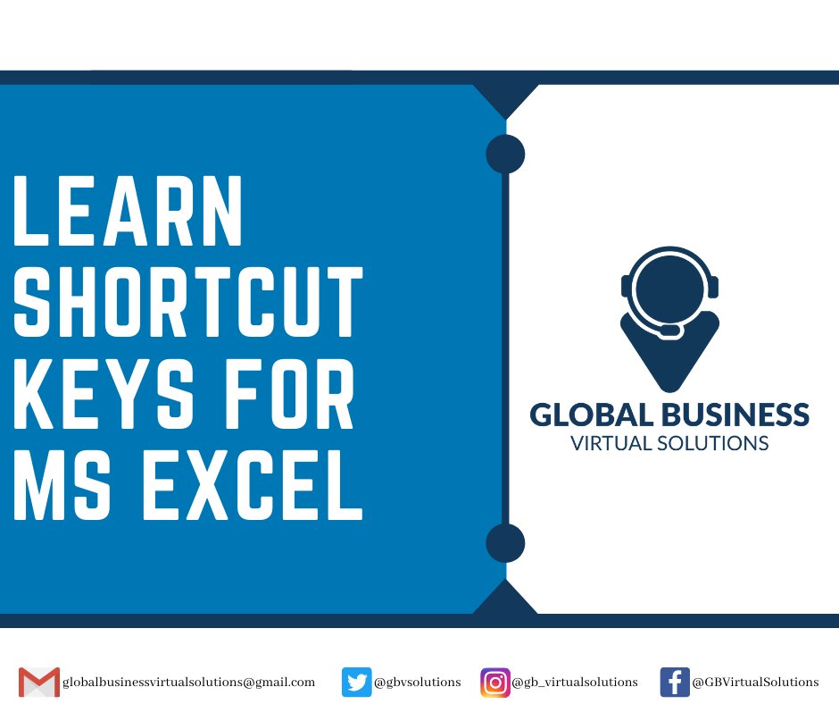 gbvsolutions's tweet photo. Do you use Microsoft Excel most of the time? Wishing that there's a shortcut through everything? Do you want make your life in Excel a little bit better? Here's a link where you can learn shortcut keys to Excel.
https://t.co/ddVDsdkrwL
#gbvsolutions #Excel #ShortcutKeys https://t.co/kqlTATb9CK