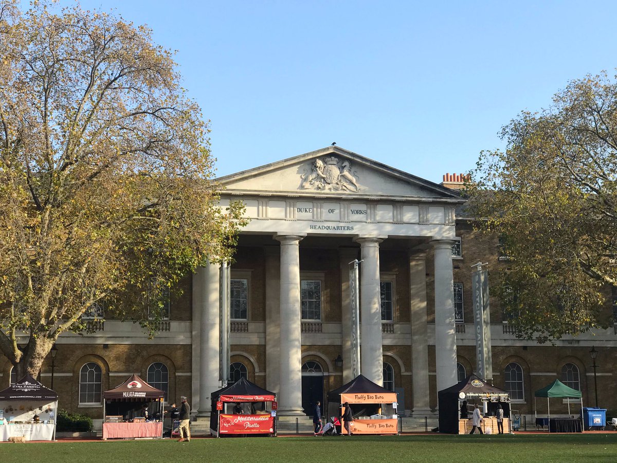 Good morning from Chelsea. Our Fine Food Market is here today from 10am-4pm for takeaways only.