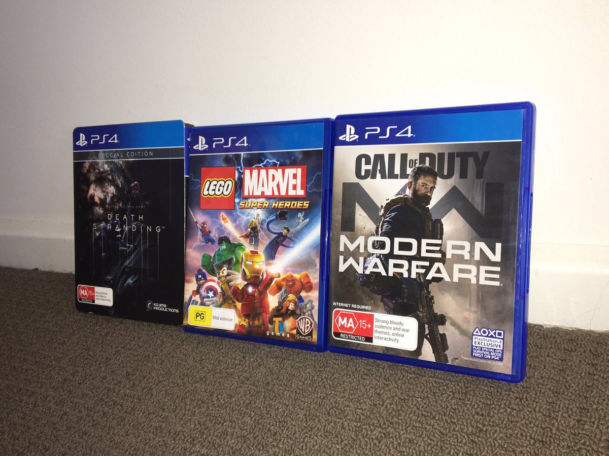 shadowsteve91's tweet photo. #MyTop10PS4Games &amp; my final #WeekOfPS4 post for supporting @n4sa @gundamruss Ba5ik &amp; @LukeLikesGames - part 1

10 Days Gone 
9 Persona5
8 COD Modern Warfare 
7 Lego Marvel Superheroes 
6 Death Stranding 

#PlayStationAU #DaysGone #Persona5 #CallOfDuty #Marvel #HideoKojima #PS4 https://t.co/bRr6yDmYME