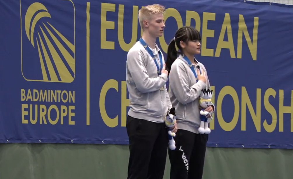 BadmintonTalk's tweet photo. #EJC2020 - Mixed Doubles

🥇🇩🇪Matthias Kicklitz/Nguyen Thuc Phuong
🥈🇸🇪Gustav Bjorkler/Edith Urell
🥉🇷🇺Lev Barinov/Anastasiia Boiarun
🥉🇫🇷Christo Popov/Flavie Vallet https://t.co/UITjMa08bP