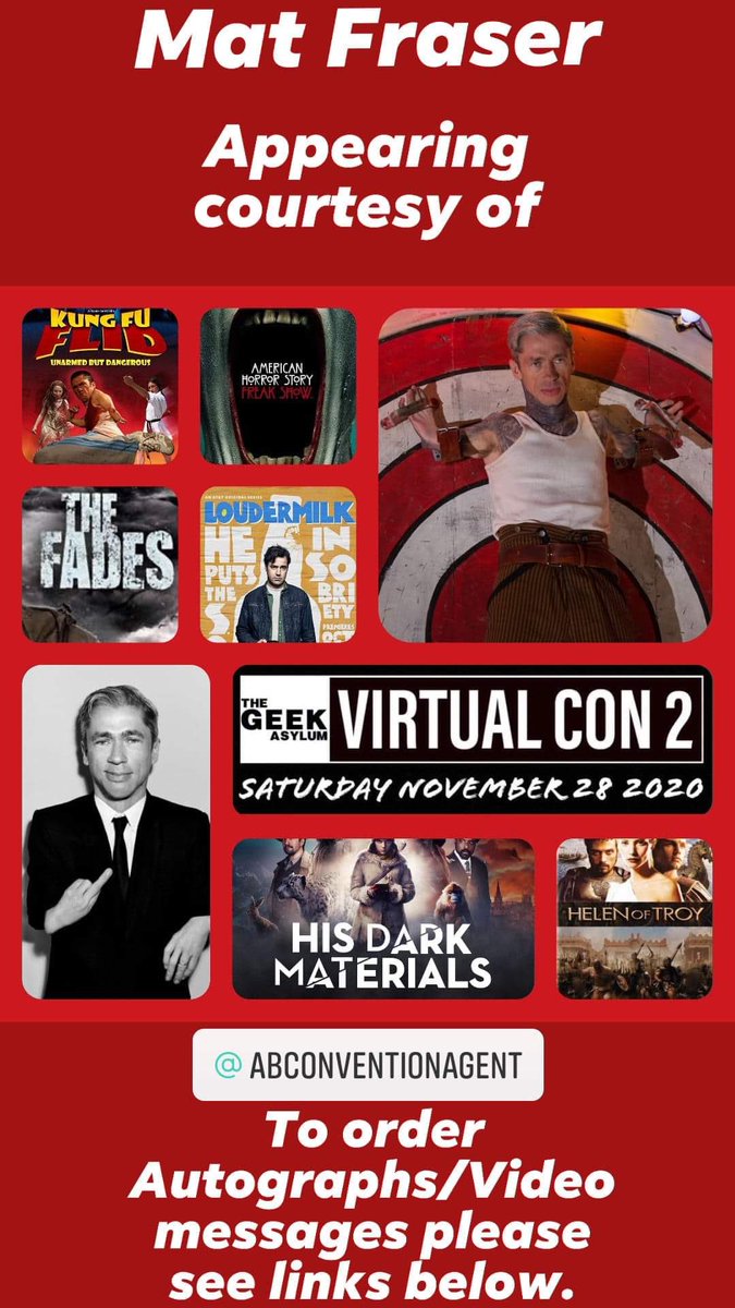 geek_asylum's tweet photo. 🌟Our guest announcements so far!🌟

Online convention on Facebook with live guests, tutorials, cosplay and more! Only £2 a ticket, all profits will go to mental health service @GiveUsAShout 

https://t.co/xyLQO8qXIo

❤️ #SocialDistancingTogether ❤️ https://t.co/R6Wn2ReCDS